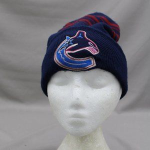 Vintage Toque / Beanie - Vancouver Canucks Orca Logo American Needle -Stretchfit